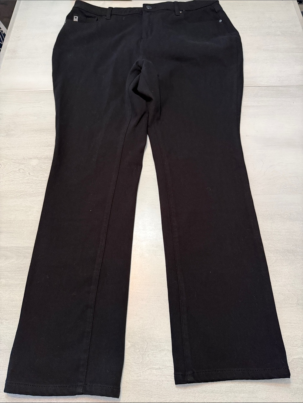 Belle by Kim Gravel Black Pull-On Pants